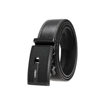 CARTELO Top Grain Cow Leather Belts Men's Width 3.5CM