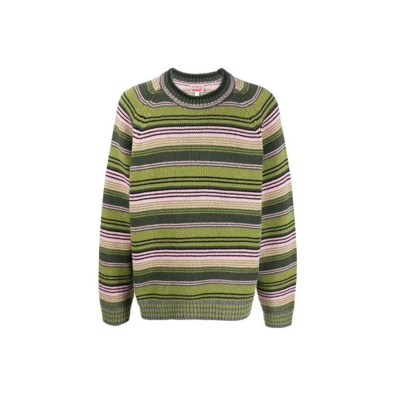 KENZO Rue Vivienne Striped Wool Jumper-0