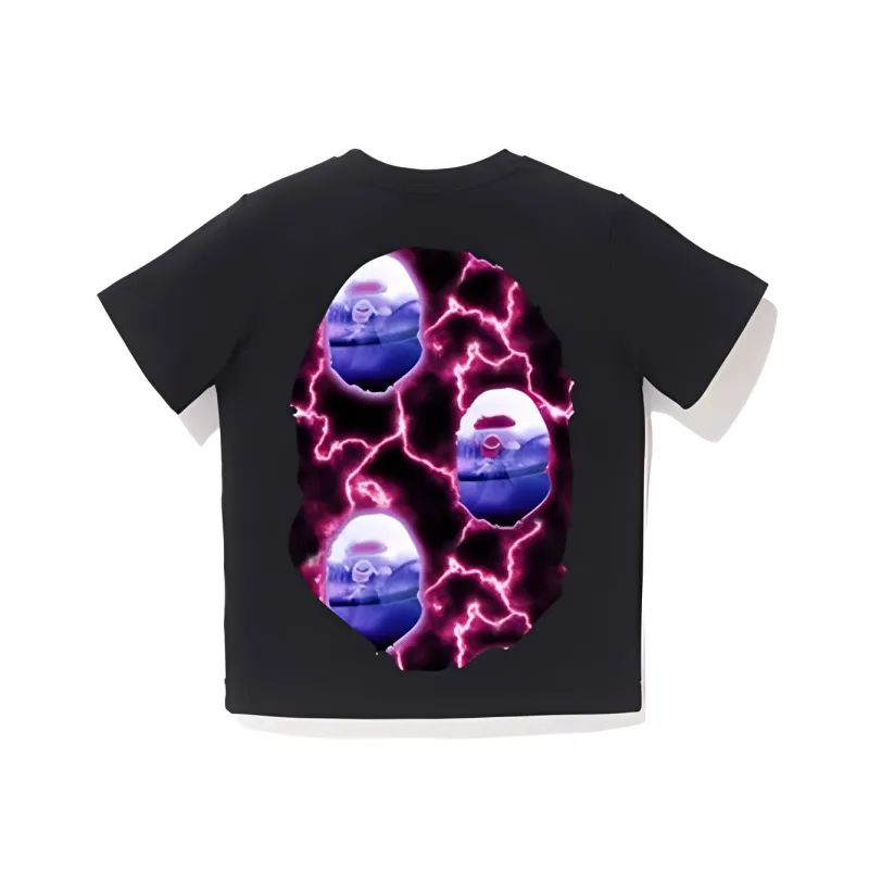 Bape Big Ape Head Lightning Tee-3