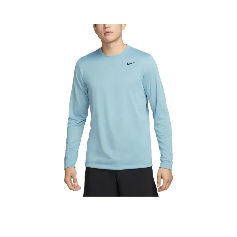 Nike T-Shirt Men's Denim Turquoise/Black-0