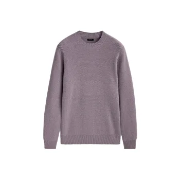 Massimo Dutti Cashmere Sweaters Men Light Purple