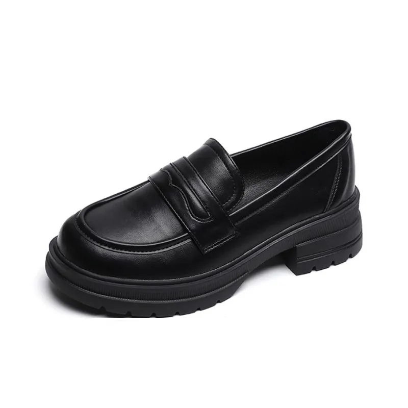 Lanza Loafers Women's Black/Beige-0