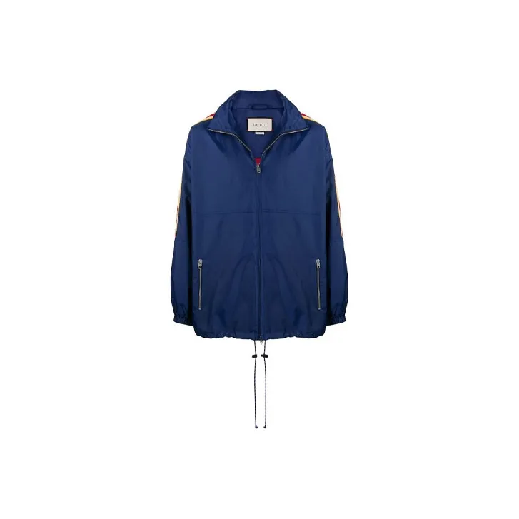 GUCCI Jackets Men Blue-0