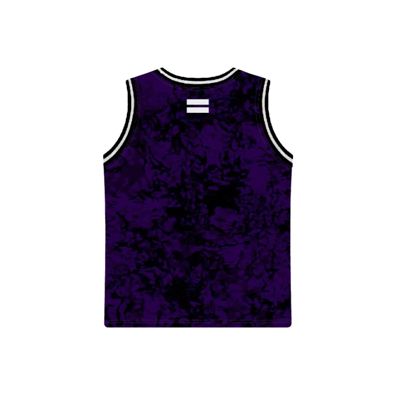 FireMonkey Basketball Jersey Unisex Night Purple-1