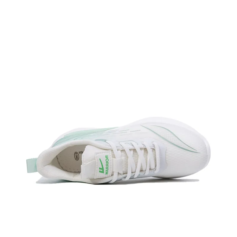 WARRIOR Running Shoes Women's Low Top White/Light Green-3