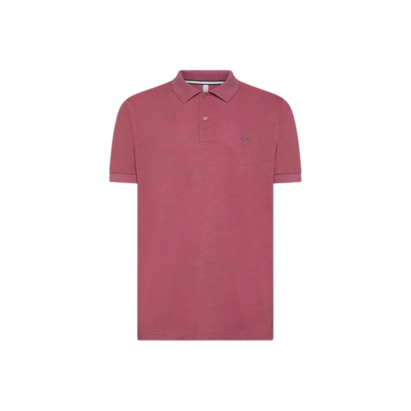 SUN68 Polo Shirt Men's Dark Pink-0