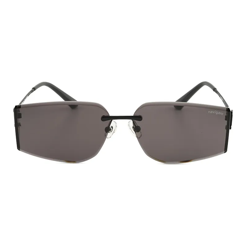 NAVIGARE Plate Frame Irregular Shape Sunglasses Unisex-5
