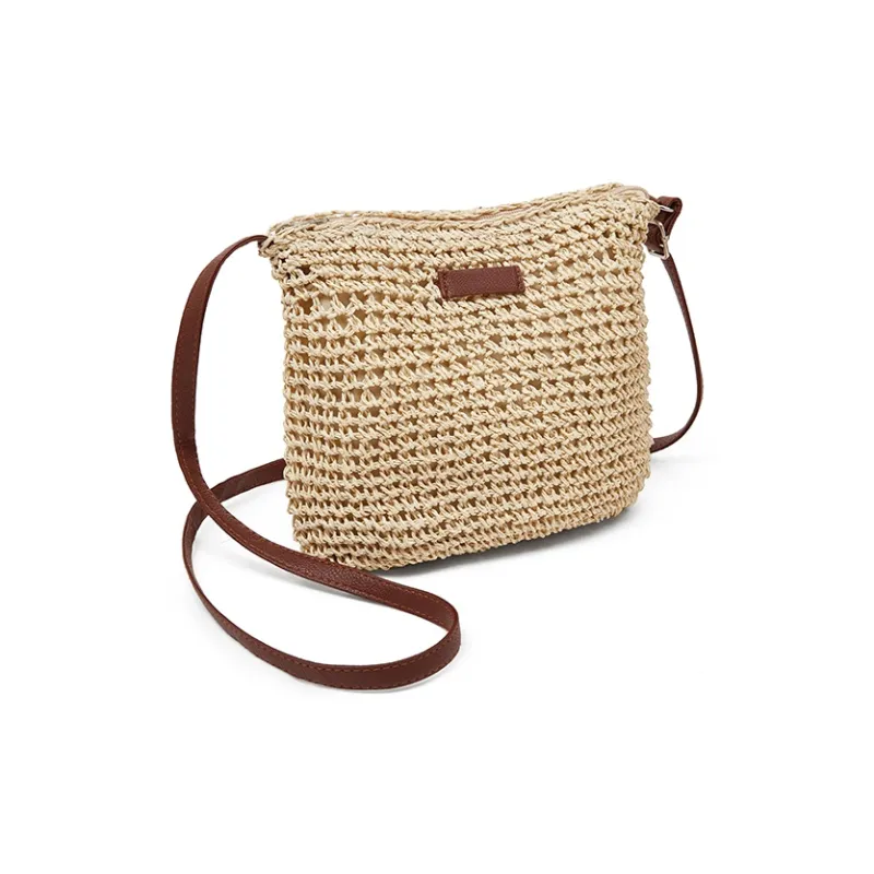 Old Man's Head Fabric Crossbody Bag Women's Beige/Light Brown-5