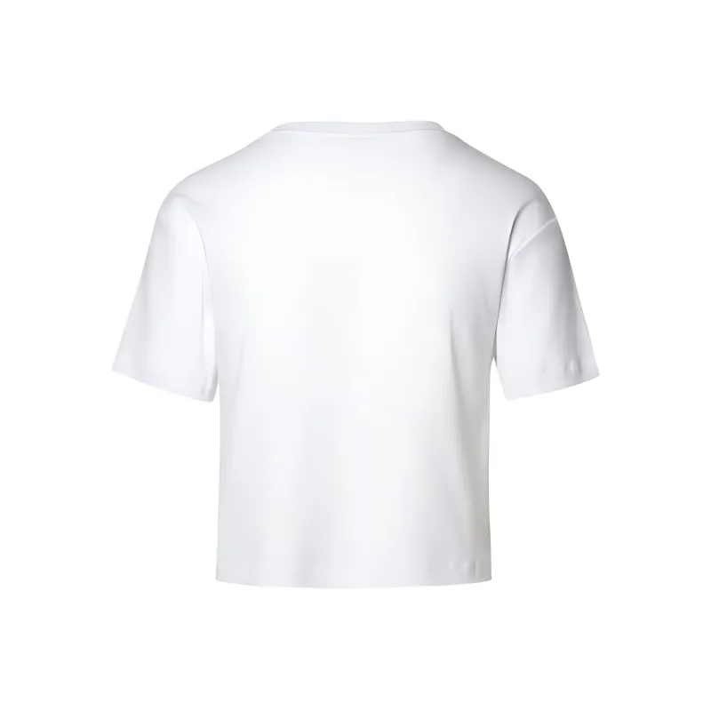 Blumarine Rhinestone Embellished Cotton T shirt-1