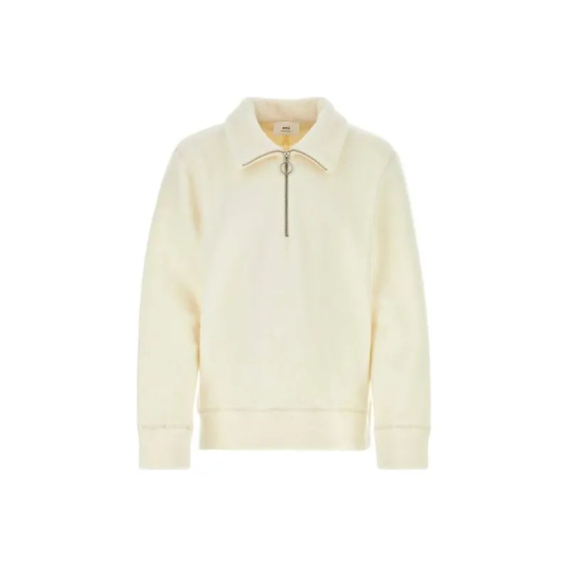 Ami Zipped Polo-0