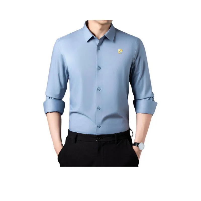 PIERRE CARDIN Shirt Men's Sky Blue-0