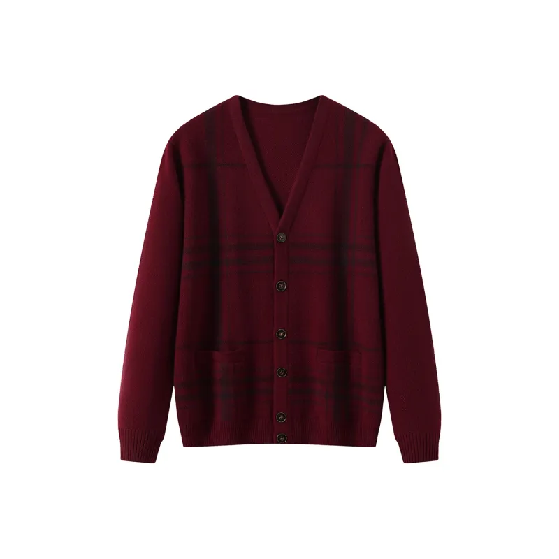 H YXIANG Cashmere Sweaters Men-0