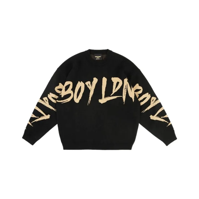 Boy London FW22 Knitwear Unisex Black-0