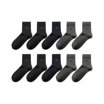 SEPTWOLVES Mid Calf Socks Men's 5 Pack With Shopping Bag Included