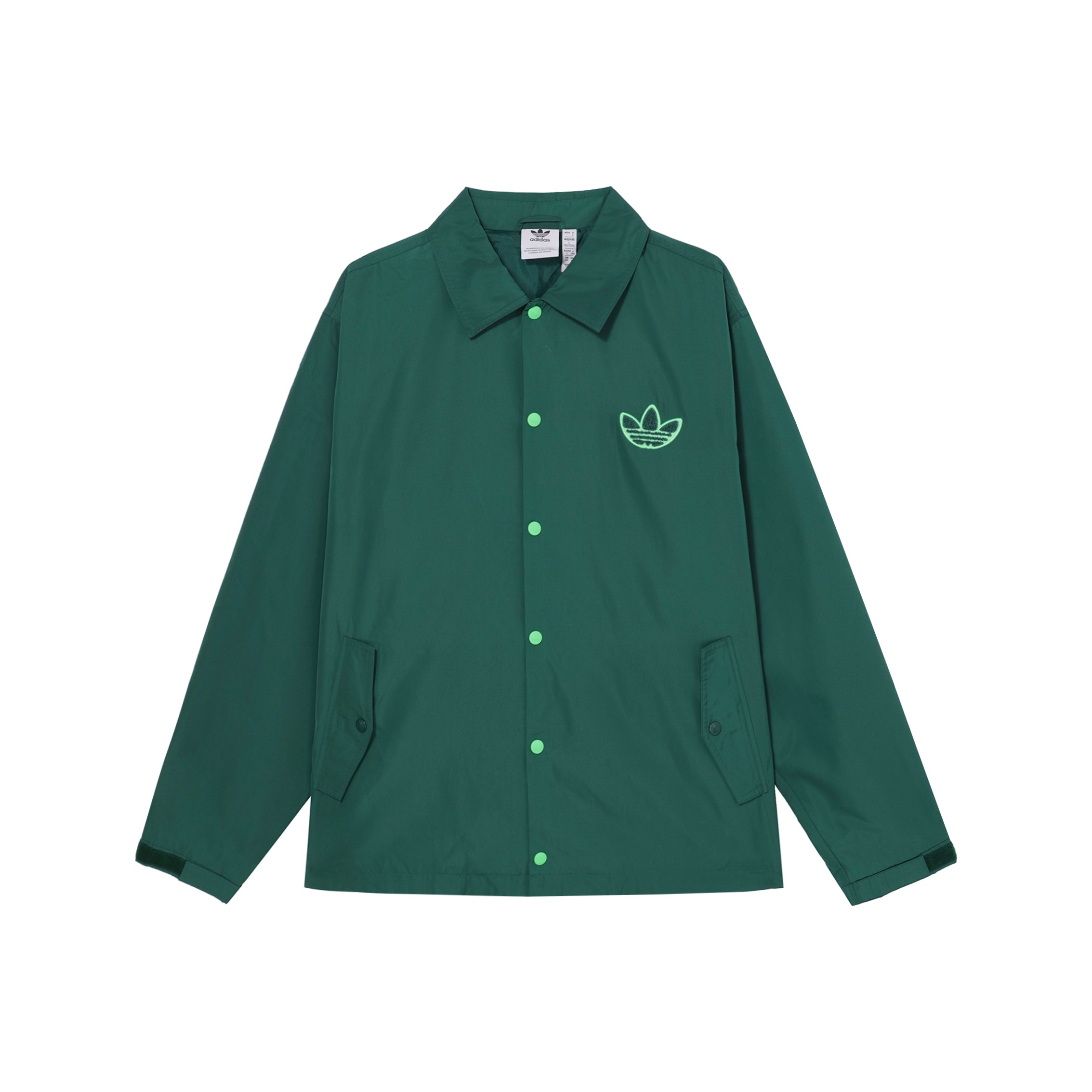 Adidas Originals BIG TREFOIL Jackets Men Forest Green S - POIZON