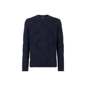 FENDI Sweaters Men Navy Blue
