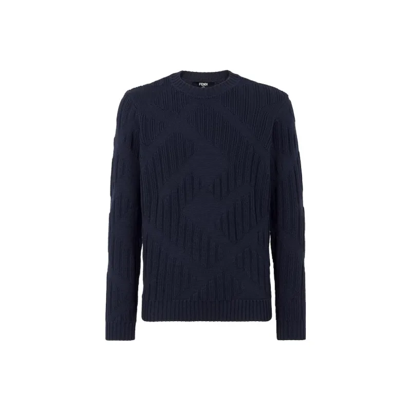 FENDI Sweaters Men Navy Blue-0