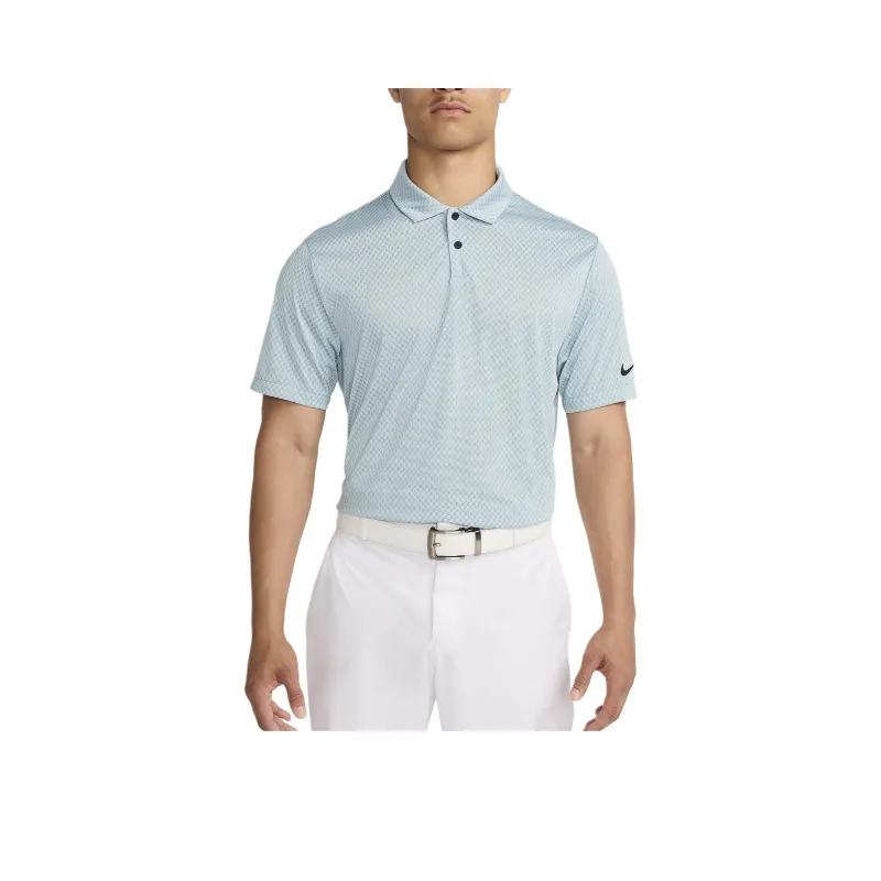 Nike Men's Dri-FIT Golf Polo Polo Shirt Men's Denim Blue Turquoise-0