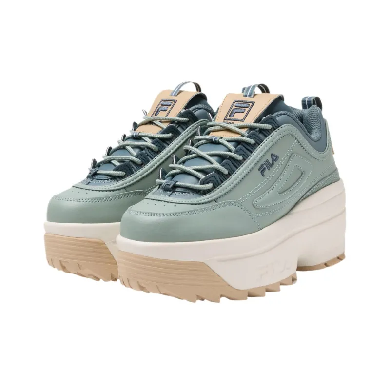 FILA Disruptor 2 Low Top Casual Shoes Women's Iceberg Green-3