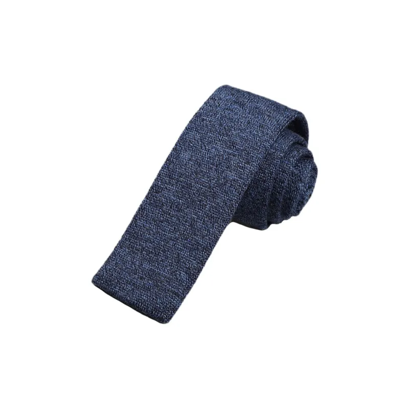 GOLDLION Sheep Wool Ties Men's Medium Blue-0