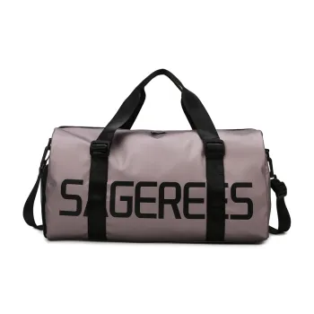 OUZIHUANG Nylon Travel Bag Unisex Pink/Silver/Green/Black