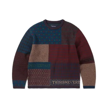 Thisisneverthat Block Knit Long Sleeve