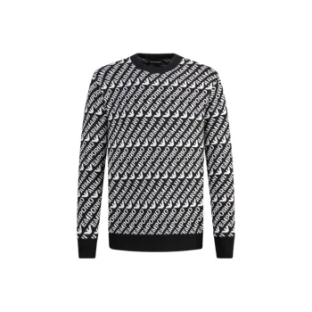 EMPORIO ARMANI Sweaters Men Navy Blue White