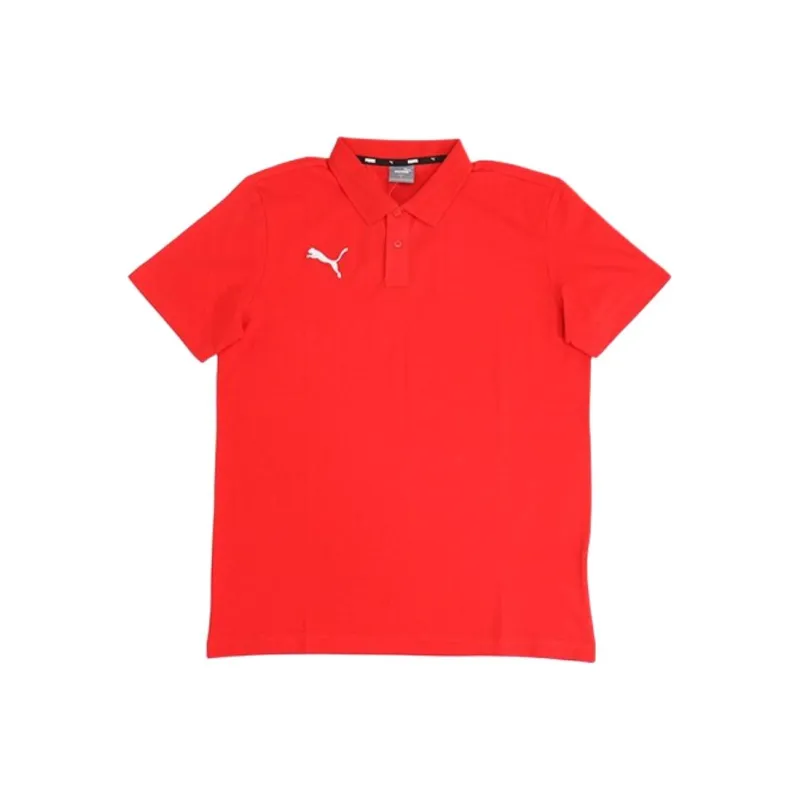 PUMA Swim Mid-Length Polo Shirts Men Red-0