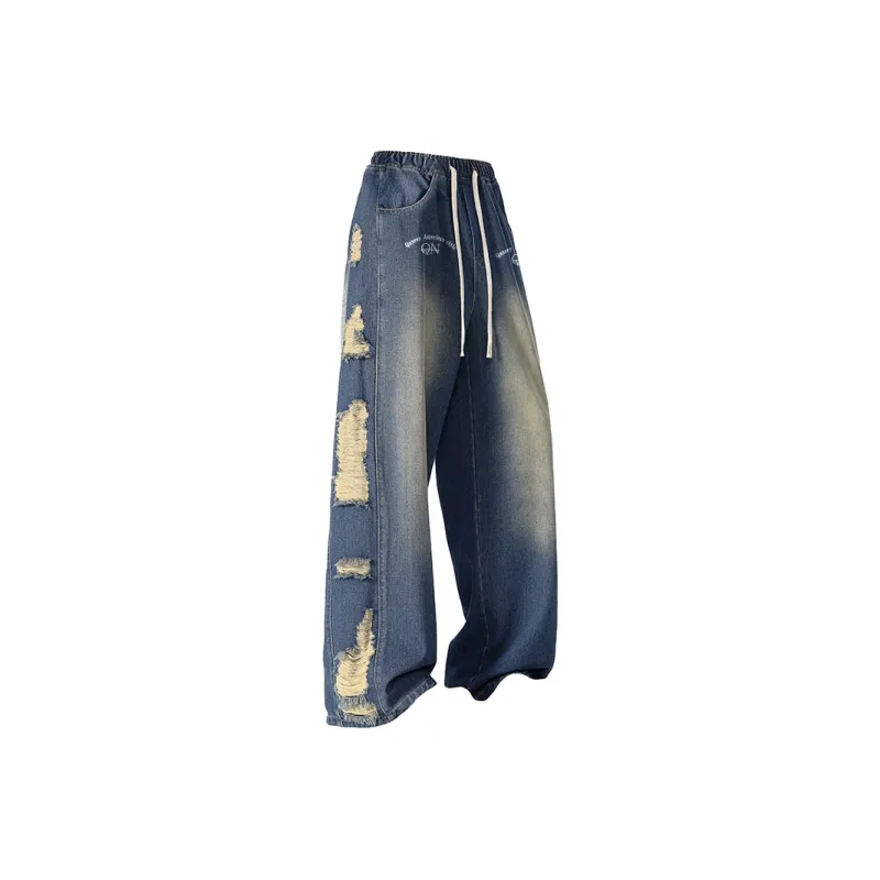 Qnxeey Jeans Unisex-8