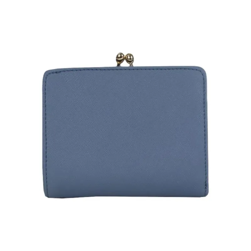 Vivienne Westwood Polyurethane Wallet Women's Blue-2