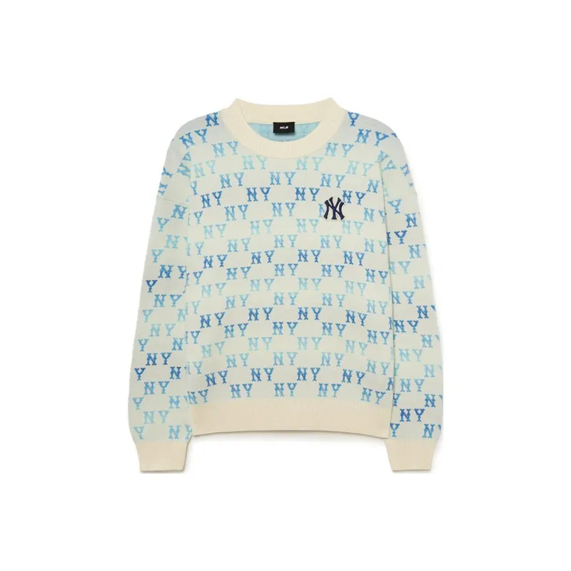 MLB Knitwear Unisex Dark Cream-0