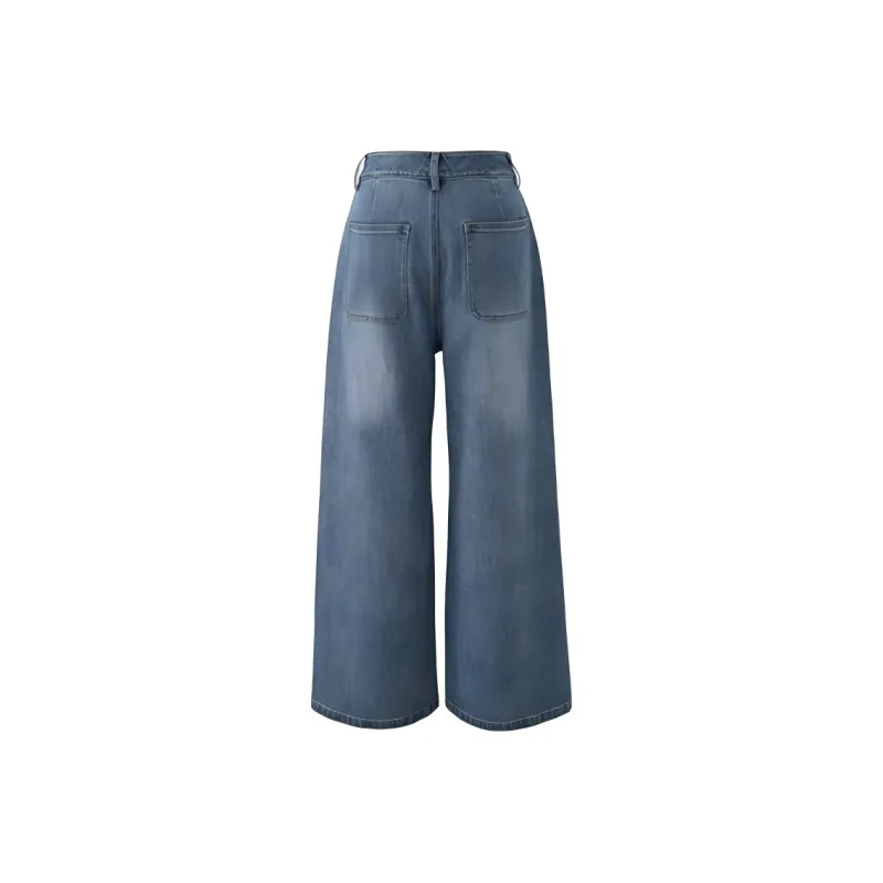 YALIDA Jeans Women's Vintage Blue B0-1