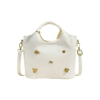 Yalu PU Handbag Unisex Brown/White/Pink/Black