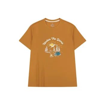 361° T Shirt Unisex Deep Orange Yellow