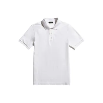 FAY Stretch Polo Shirt Polo Shirt Men's White