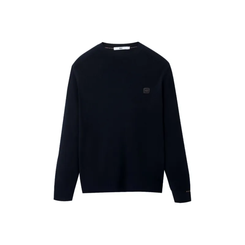 HLA Knitwear Men Navy Blue A1-0