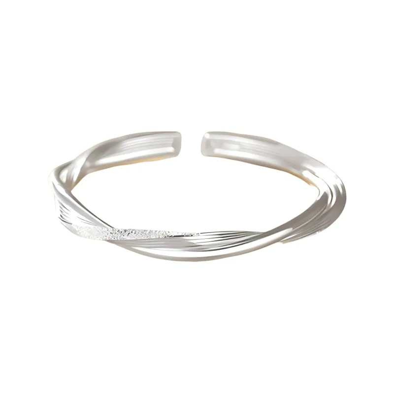 CHAOHONGJI 999 Fine Silver Bangles Women's-0