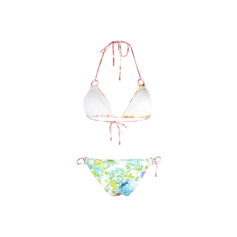 Zimmermann Floral print Self tie Bikini-1