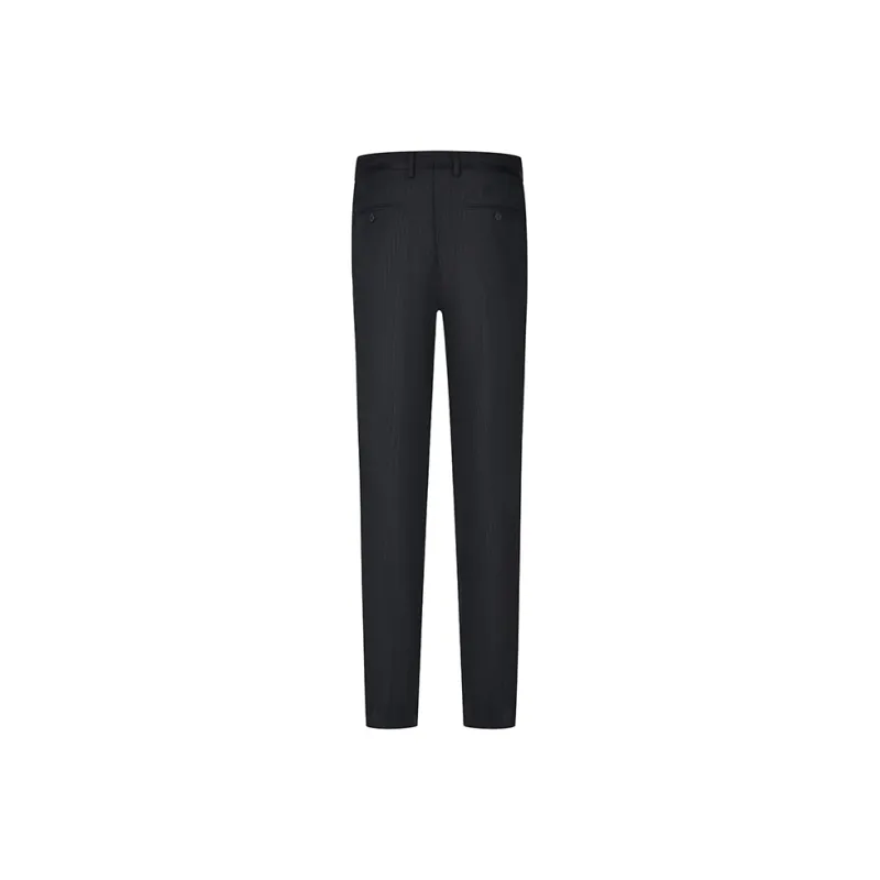 RARE Suit Trousers Men Black-2