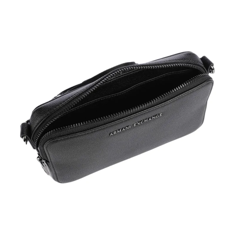 ARMANI EXCHANGEAE Synthetic Material Shoulder Bag, Crossbody Bag Men's Black-2