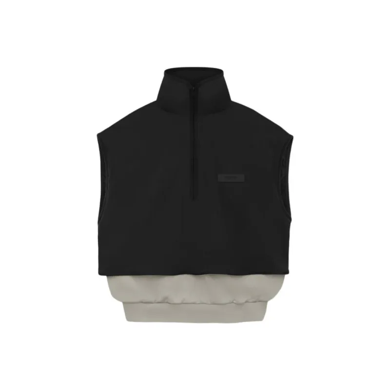 Fear Of God Essentials Nylon Fleece Mockneck Vest-0