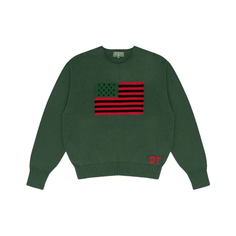 Denim Tears Sweaters Unisex Green-0