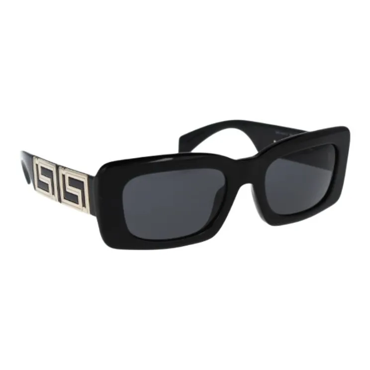 FANSIZHE Acetate Rectangular Sunglasses Women's Black-0