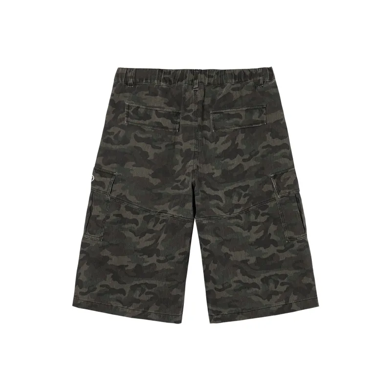 Mmlg Casual Shorts Unisex Green Camouflage-1
