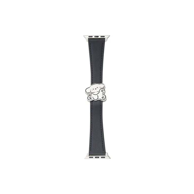 MSSM Watch Band Apple Compatibility 17cm Genuine Leather Material-4