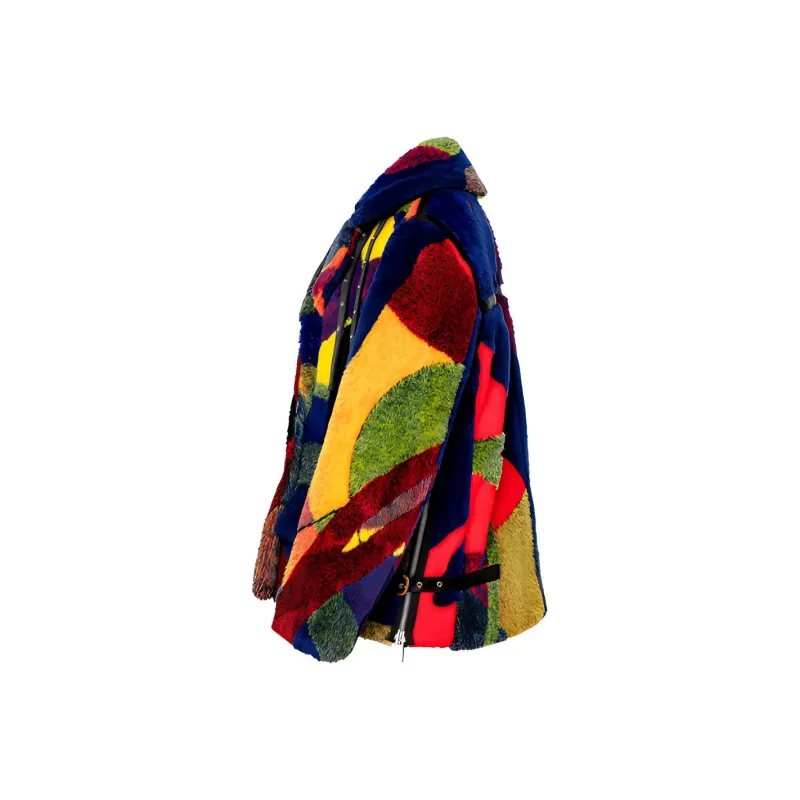 KAWS X Sacai Women'ss Fur Coat-2