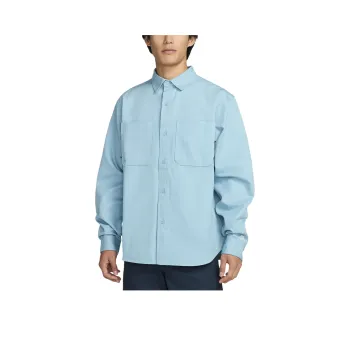 Nike SBwoven Shirt Men's Denim Blue Turquoise