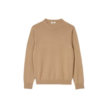 Sandro Cashmere Sweater Men's Camel