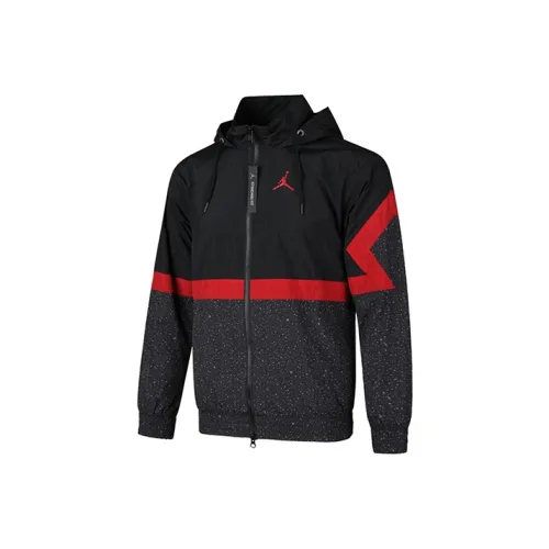 JORDAN Diamond Cement Jackets Men Black Red