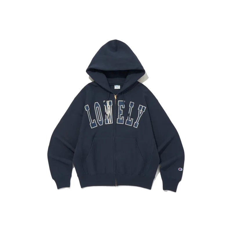 Champion x NOHANT Reverse Weave Sweatshirt Unisex Dark Marine Blue-0